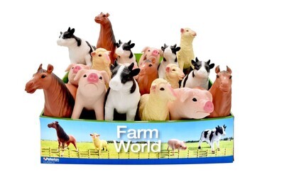 Soft Touch Farm Animals 4 Assorted