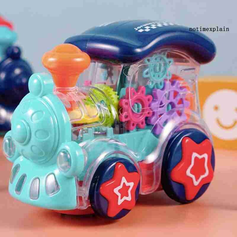 JEL Gearwheel Toy Train with colorful gears and locomotive design

