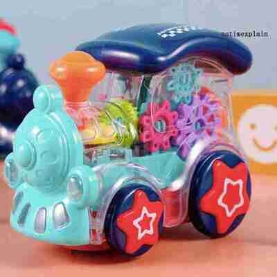 JEL Gearwheel Toy Train with colorful gears and locomotive design

