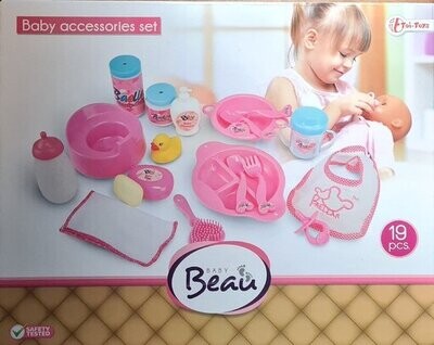 Beau Baby Accessories Set – 19 Essential Doll Play Items

