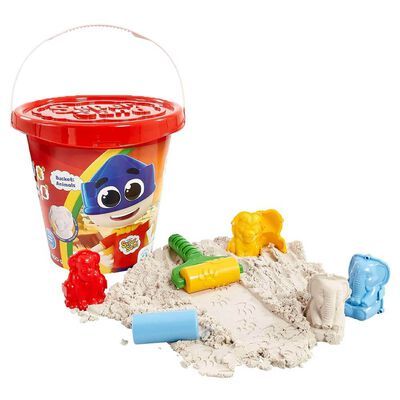 Super Sand Bucket with Animal Moulds