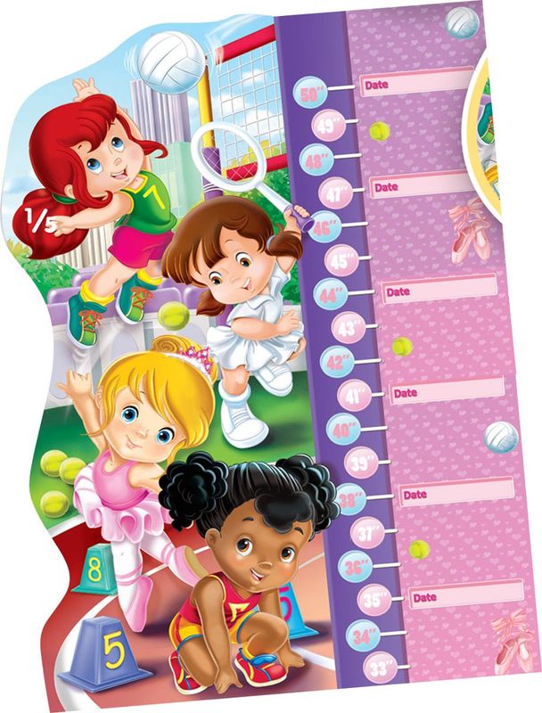 Clementoni 30pc Height Chart Puzzle – Growth Chart for Kids

