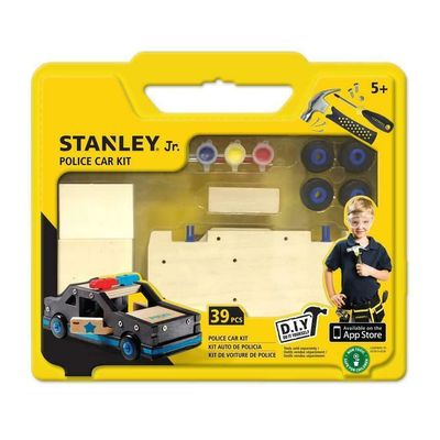 Stanley Jr Police Car Wooden Assembly Kit