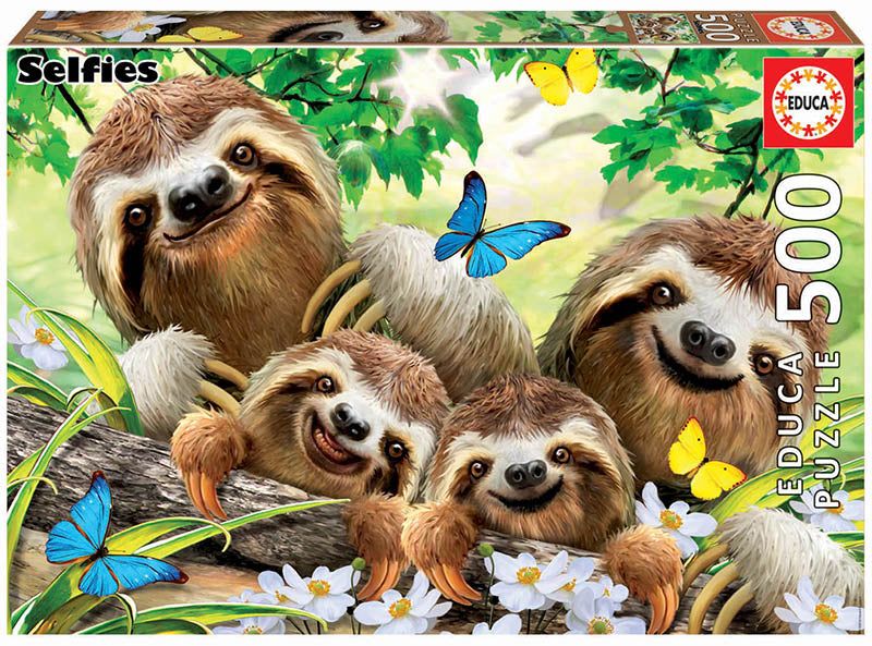 Sloth Family Selfie 500pcs