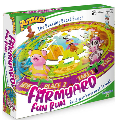 Puzzled Farmyard Fun Run Game
