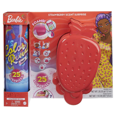 Barbie Colour Reveal Foam Strawberry Doll