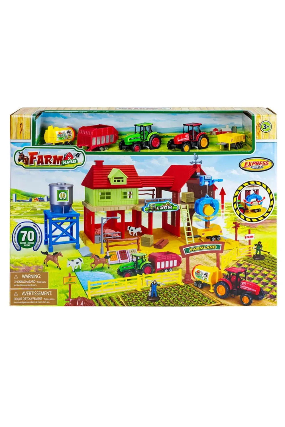 Express Wheels 70pc Farm Playset