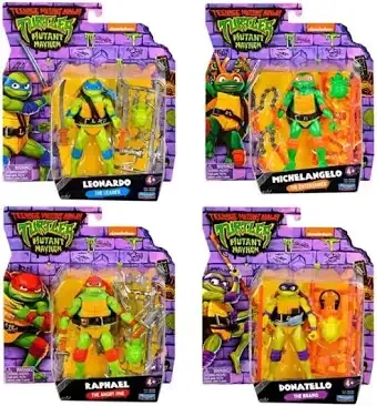 Teenage Mutant Ninja Turtles Basic Mutant Figures Asst