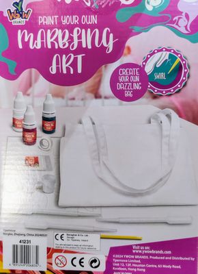 Marbling Art Handbag Kit