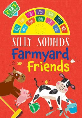 Farmyard Friends Sound Book with 12 silly animal sounds and colorful pages

