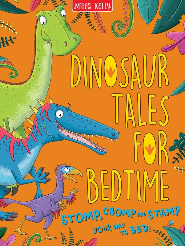 Dinosaur Tales for Bedtime – hardcover children's book featuring 11 illustrated dinosaur stories​
