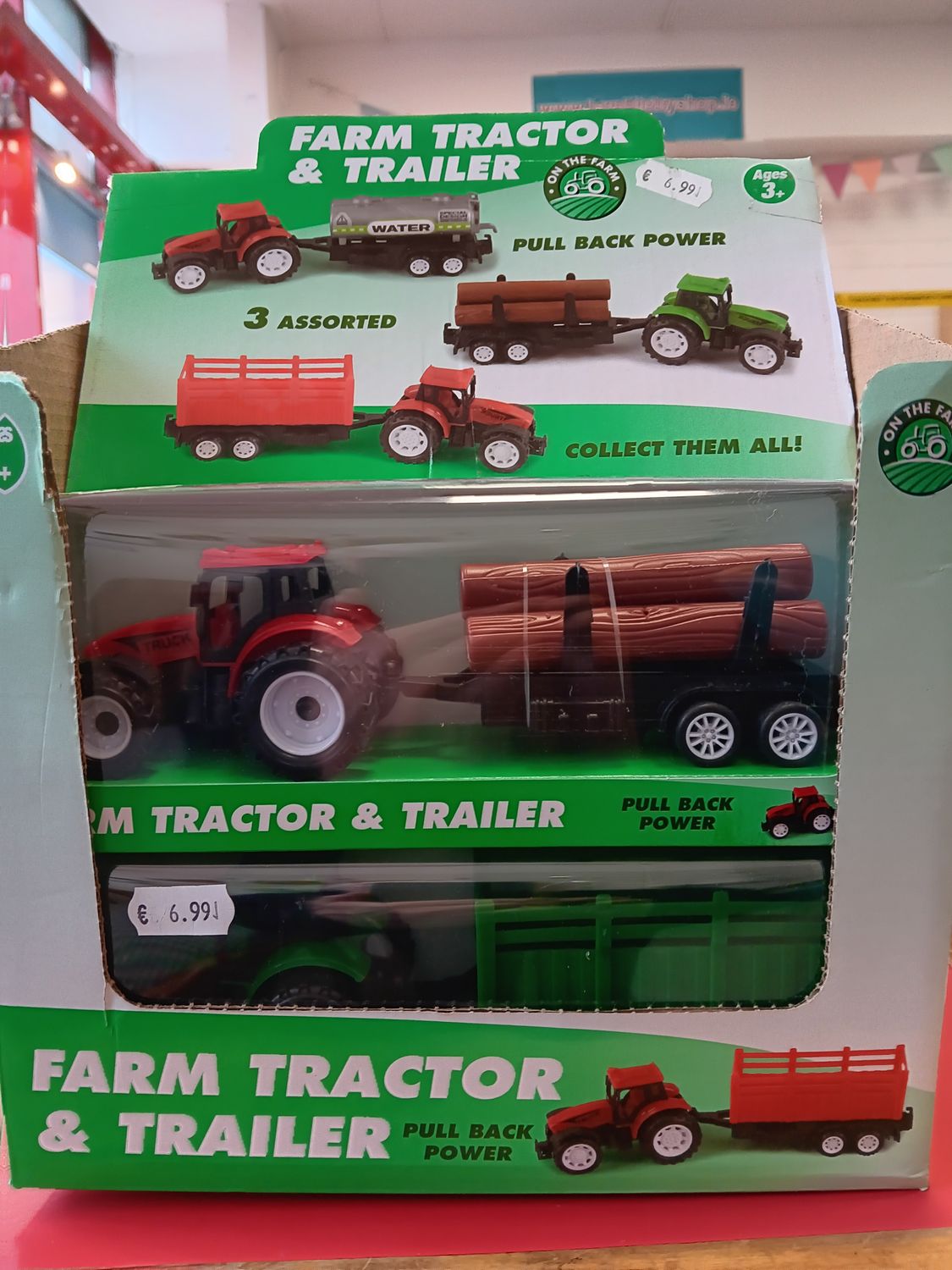 Farm Tractor and Trailer