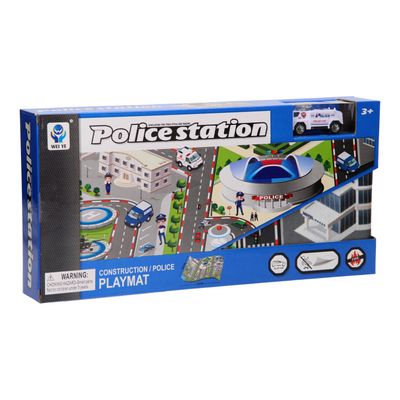 Fire Station Playmate w/ 3 Vehicles