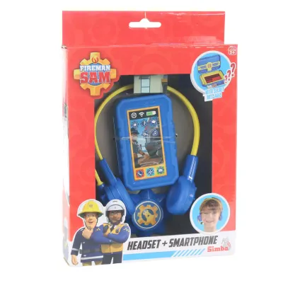 Fireman Sam Headset and Smartphone