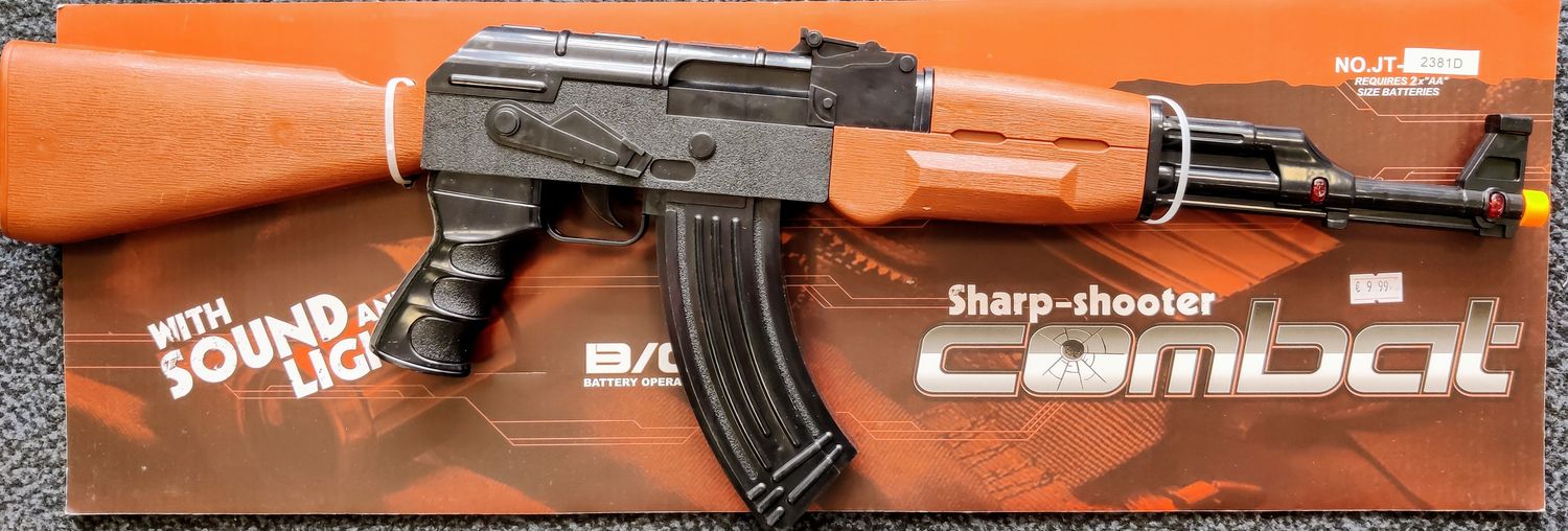 Machine Gun with Sound and Light