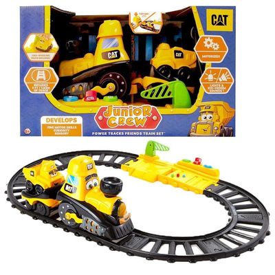 CAT Junior Crew Power Tracks Friends Train Set – Interactive Toy

