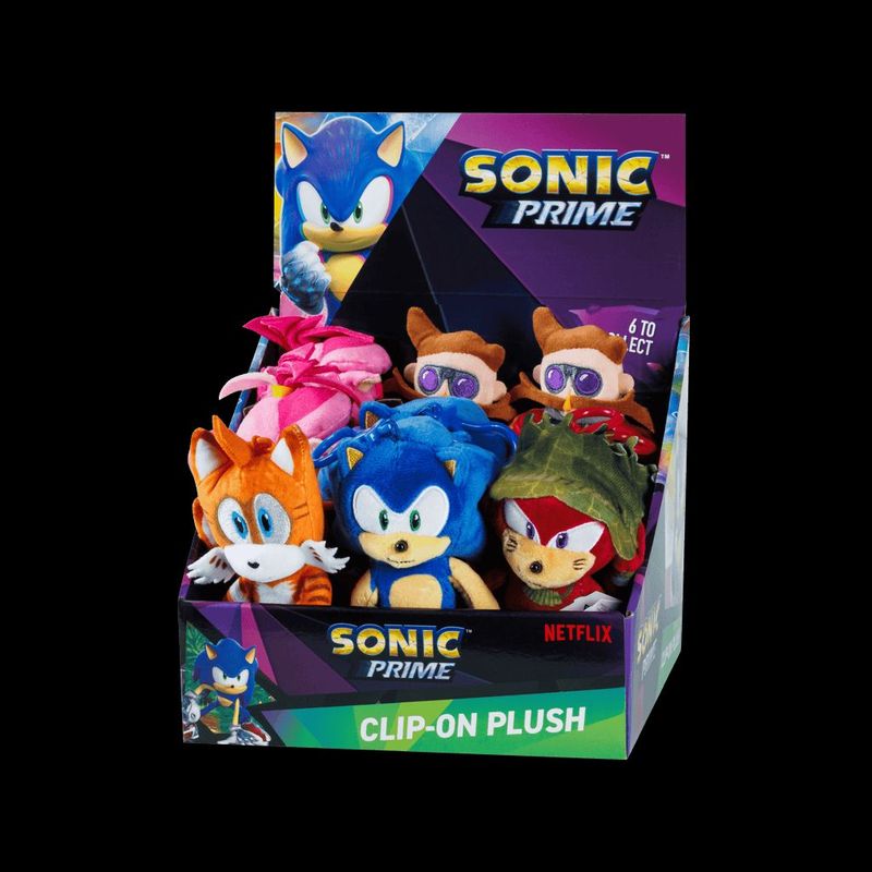 Sonic 15cm Plush Clip On Various characters