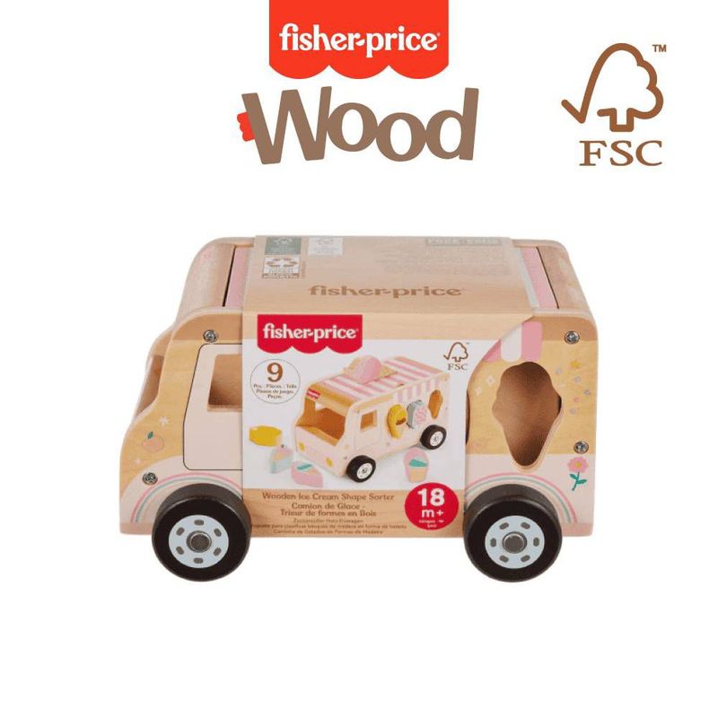 Fisher Price Wooden Ice Cream Shop Sorter