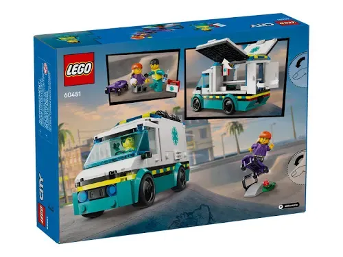 Lego 60451 City Emergency Ambulance