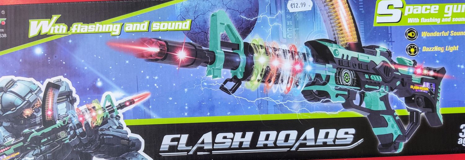Space Gun with Flashing and Sound