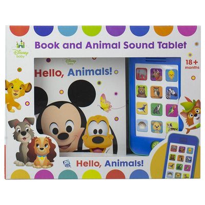 Disney Baby Hello Animals with Book and Sound Tablet