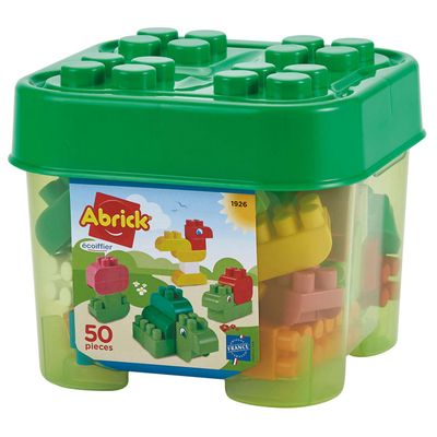 Ecoiffier 40pc Animal Brick Bucket