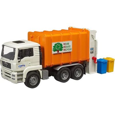 Bruder 2772 TGA Rear Loading Garbage Truck