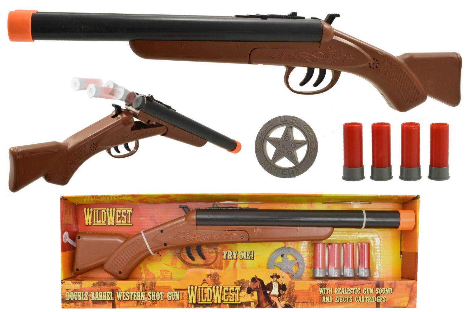 Wild West Double Barrel Shotgun