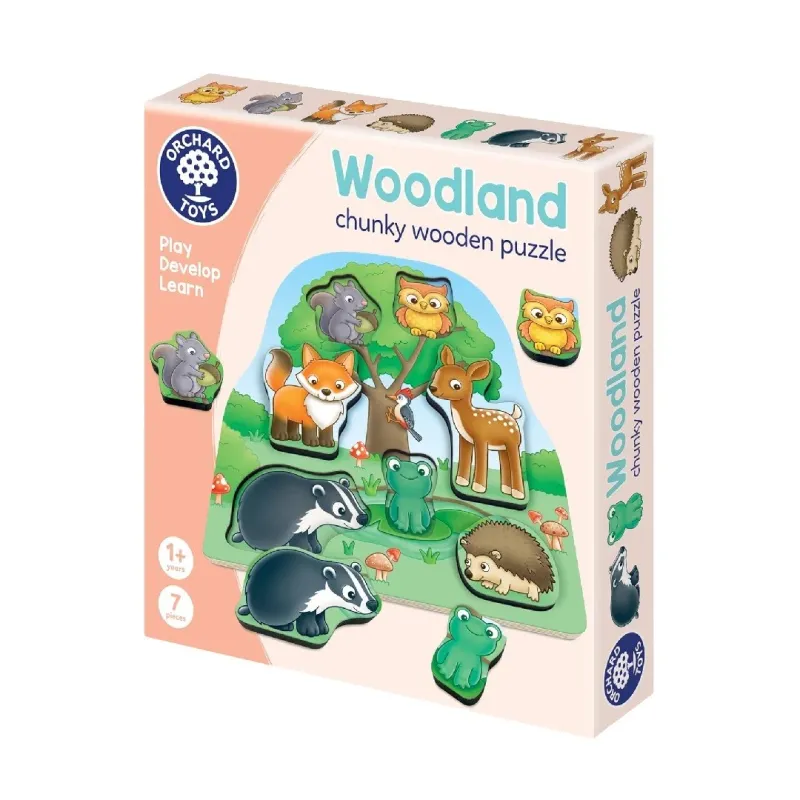 Woodland Chunky Wooden Puzzle