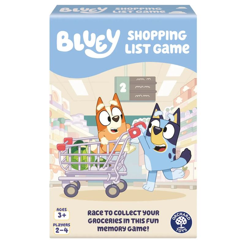 Bluey Shopping List Game