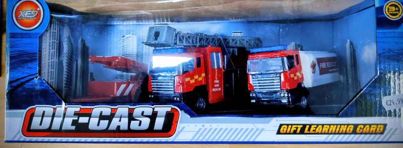Die Cast Metal Truck Set 3 pcs