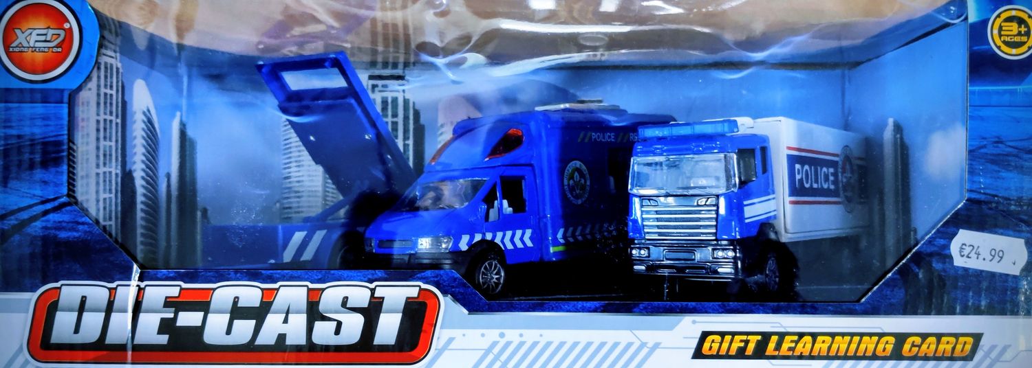Die Cast Metal Truck Set 3 pcs