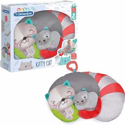 Clementoni Baby Kitty Cat Tummy Pillow