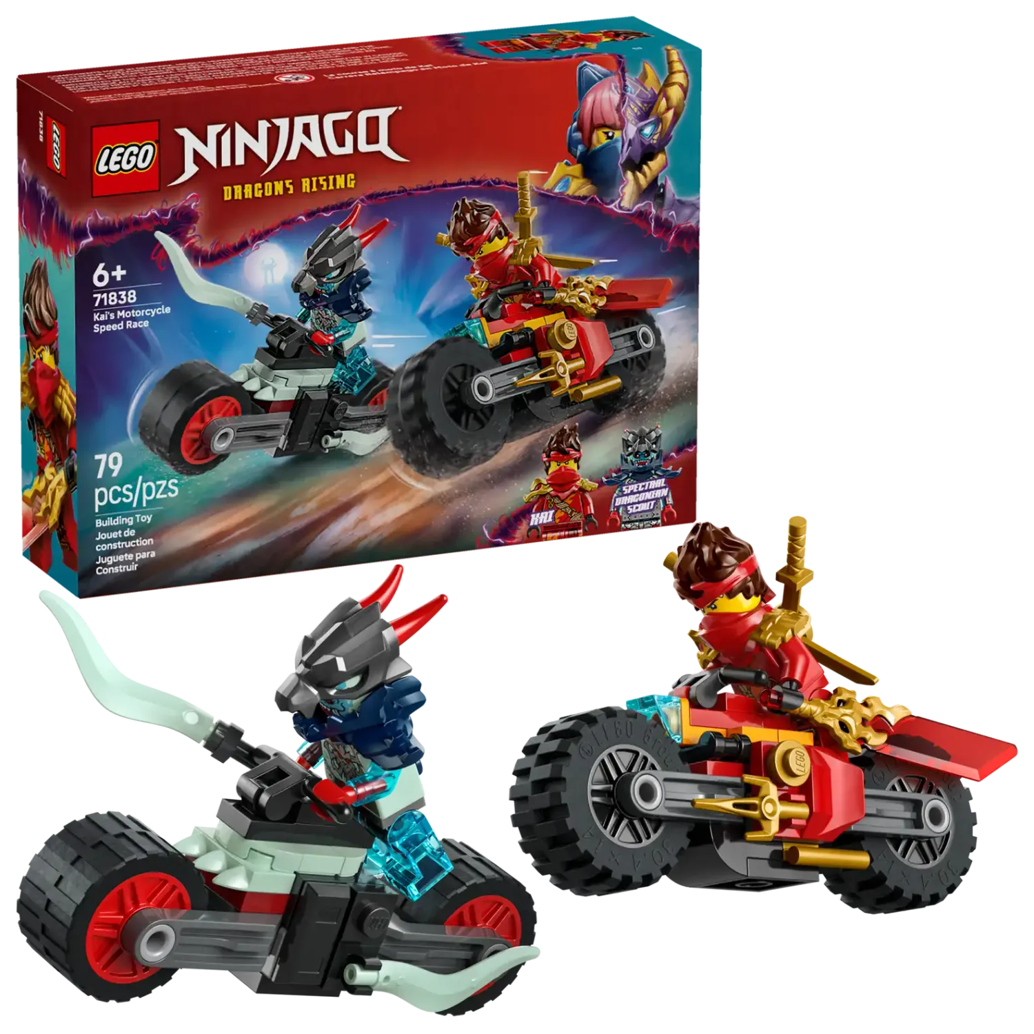 Lego Ninjago 71838 Kai's Motorcycle Speed Race