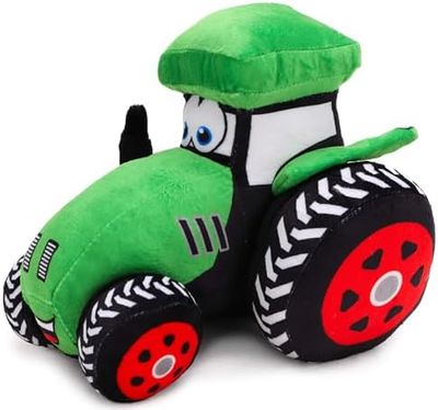 Plush Tractor 13cm Variety of Colours
