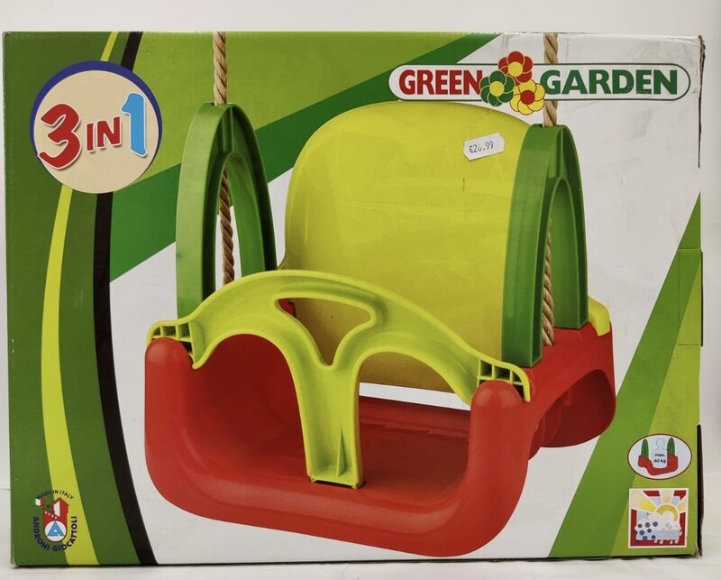 Green Garden - 3-in-1 Mounted Swing. Adjustable for Different Ages