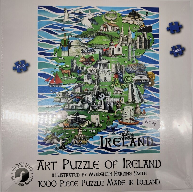 Gosling Art Ireland 1,000 Pc Jigsaw Puzzle