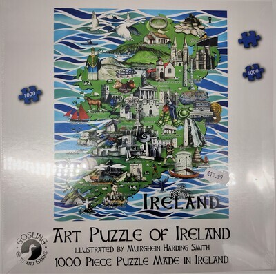 Gosling Art Ireland 1,000 Pc Jigsaw Puzzle