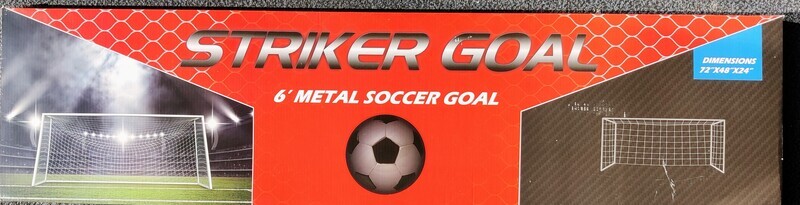 Metal Soccer Goal 6ft X 4ft