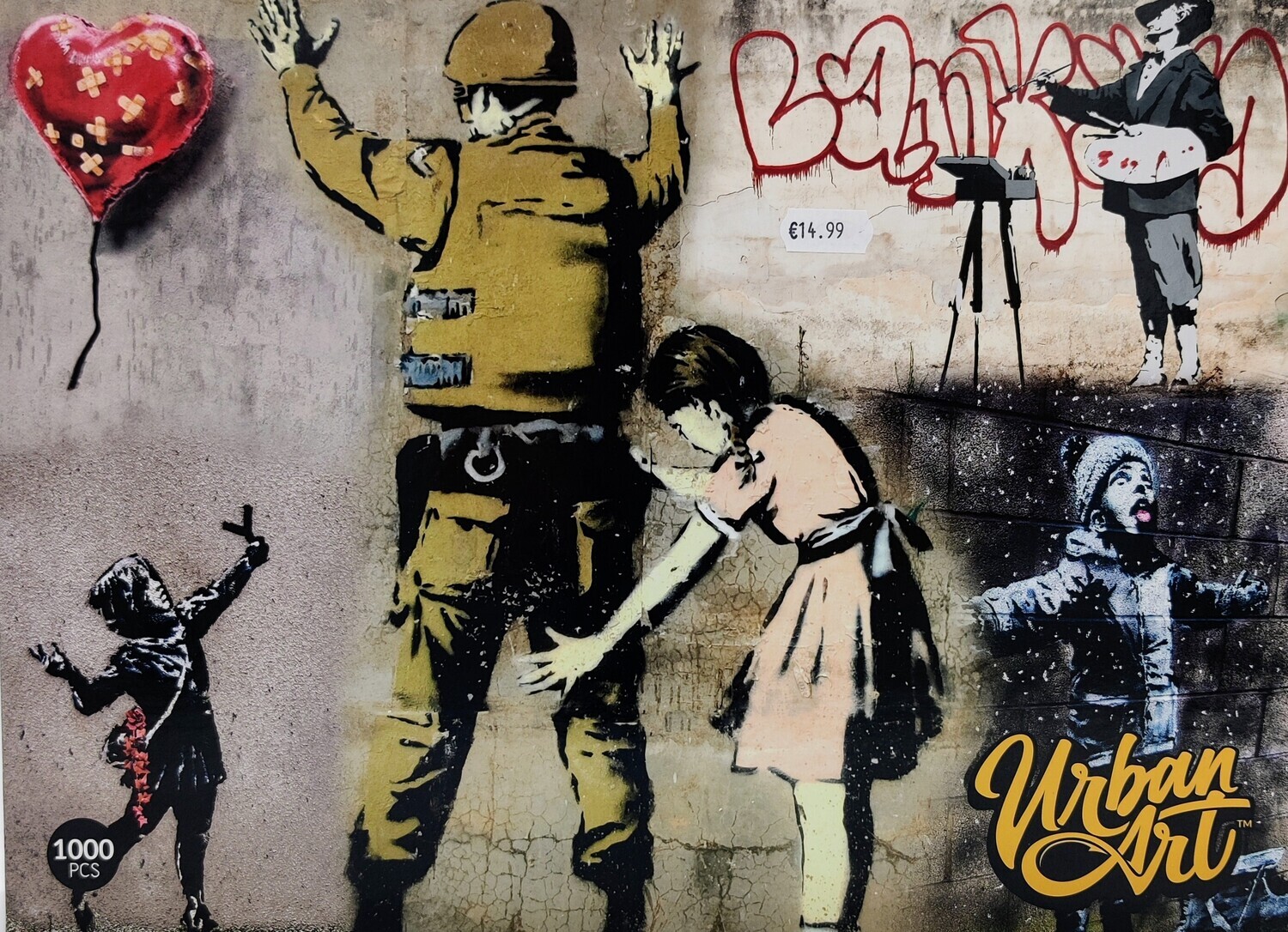 Urban Art Puzzles Banksy 1000 pc Puzzle Variety