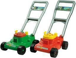 Green and Red Garden Lawn Mower
