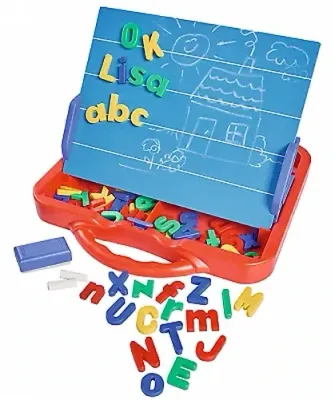 ABC Magnetic Board in Case – Portable alphabet learning toy for children​
