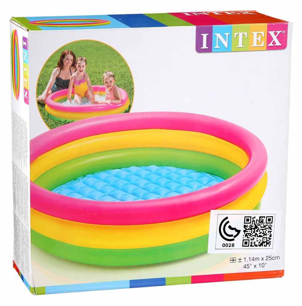 Intex Inflatable Paddling Pool 45in x 10in