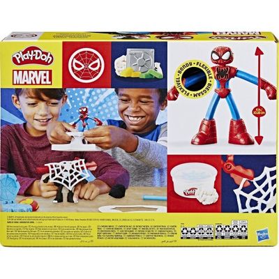 Play Doh Marvel Spiderman Launch and Slice Battle