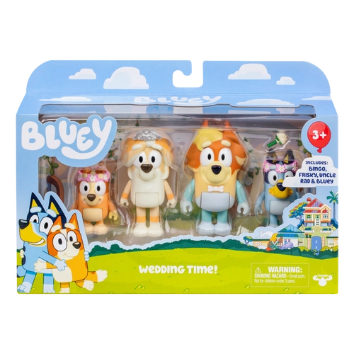 Bluey 4 Figure Pack S3 Variety