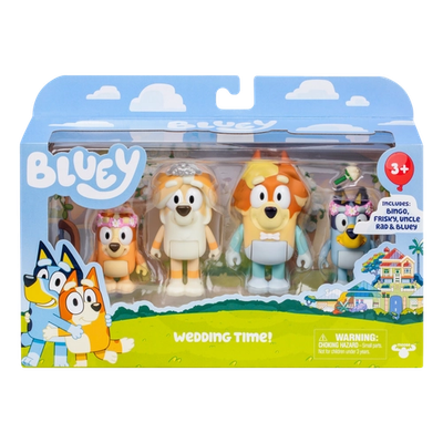 Bluey 4 Figure Pack S3 Variety