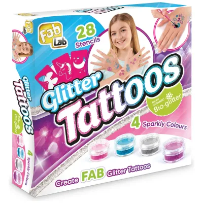Fab Lab Glitter Tattoos