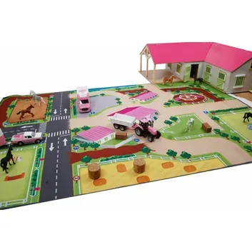 Kids Globe Playmate Playmat Horse Riding School