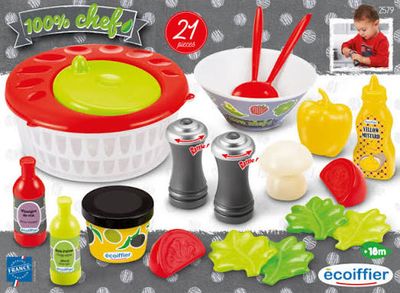 Ecoiffier 100 chef Salad Set