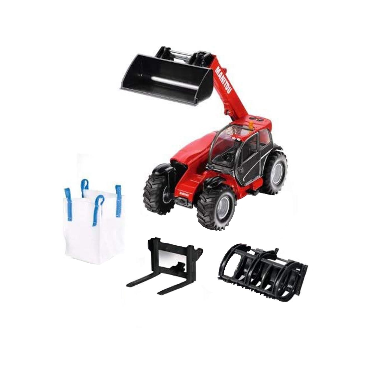 Siku 8613 Manitou Telehandler Set